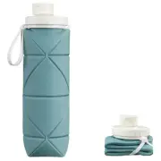 600ml Foldable Cycling Portable Sport Water Bottle Retractable Silicone Cup