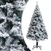 Flocked Snow Green Artificial Christmas Tree 150 cm PVC Eco Friendly Durable