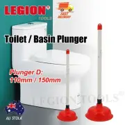 Plunger Toilet 2 SIZES Shower Bath Unblocker Kitchen Sink Plumbing Clog Drain AU
