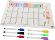 jojofuny Fridge Planner Weekly Schedule Menu Board Dry Erase Kitchen Calendar Office Home Planner