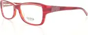 [GUESS] Unisex Red Square Eyeglass Frames GU2274F1852