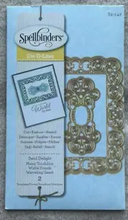 Spellbinders Dies D-Lites ~ Swirl Delight ~ New in Package ~ S2-142