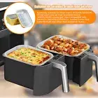20Pcs Aluminum Foil Trays 1050ml Non-Stick Aluminum Foil Baking Pans Food QAPtx