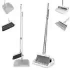 Long Handle Dust Pan Set Household Sweeping Cleaning Dustpan Brush Broom Set