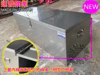 在飛比找Yahoo!奇摩拍賣優惠-速發~新型工地貨車二用型上蓋內縮緩衝型工具箱防盜鐵箱!304