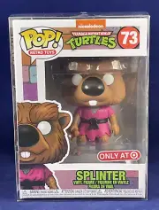 AS IS Funko Pop! Retro Toys 2021 TMNT SPLINTER TARGET EXCLUSIVE & PROTECTOR