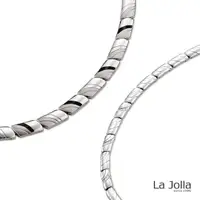 在飛比找momo購物網優惠-【La Jolla】巴黎戀人 純鈦項鍊(男款-琺瑯)