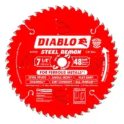 Diablo D0748A Steel Demon Ferrous Metal-Cutting Saw Blade — 7 1/4" x 48T