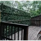 COLOURTREE Artificial Expandable Ivy Leaf Vines Willow Trellis Privacy Fencing