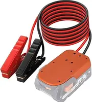 Adapter for Ridgid 18V with 6FT Jumper Cable Car Battery Charger Jump Starter (Battery not Included)