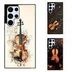 Anti scratch Cover For Samsung Galaxy Z Fold Flip 3 4 5 6 Melodic Tunes violin
