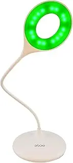 Green Light Therapy for Migraine, Anxiety & Insomnia Relief – 16 Inch Cordless Desk Lamp, Dual White & 520 nm LED with Adjustable Brightness | USB Rechargeable & Portable Sleep Aid