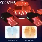 2X LED Infrared Red Light Therapy Slippers for Foot Neuropathy Joint Pain Relief