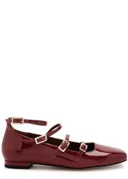 Alohas Luke Patent Leather Ballet Flats - Burgundy - 41 (IT41/ UK8) 41 (IT41/ UK8)