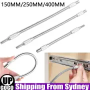 Right Angle Extension Drill Bit Attachment Holder Shaft Screwdriver Flexible AU