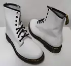 Doc Dr. Marten Air Wair Leather ankle lace up boots white NEW NIB Size Sz 7