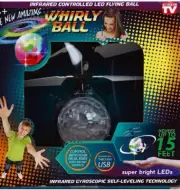 As Seen on TV Whirly Ball Hovers up to 15ft with bright LED Lights