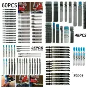 10-60pcs Jig Saw Sabre Blades Set Wood Metal Steel Blade Jigsaw