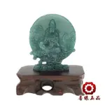 【喜緣玉品】天然翡翠雲水玉觀音擺件