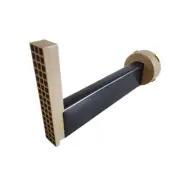 Channel Drain Universal Retaining Wall Block Gray Plastic Easy Installation
