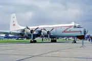 CP-107 Argus Canadair Airplane Desktop Kiln Dried Wood Model Large Free Shipping