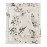 Cotton Sheet Set Cottage Charms Print 100% Cotton Flannel Sheets Warm Fuzzy Bedd