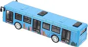Totority Realistic Simulation City Bus Toy 1:70 Scale Pull Back Bus for Toddlers Small Toys for Boys