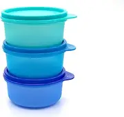 [Tupperware] Julchen 35166 Fridge 200 ml Turquoise + Blue + Dark Blue Mini Panorama