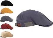 [RUMILK] Vintage Street Beret Cap,Flat Adjustable Berets,Flat Adjustable Berets,Men's Flat Adjustable Beret Hats