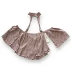NWT Flynn Skye Mauve Rose Floral Crop Top - XS