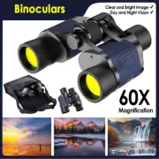 3000M 60X60 Zoom HD Binoculars Day Night Vision Telescope for Hunting Outdoor AU