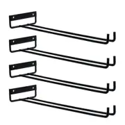 4 Pack Stemwares Rack Organizers Wall Hanging Solution for Wine Glasses