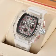 KADIBIN Transparent Six-hand Running Second Rotating Chassis Quartz Watch