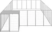 Generic Dog Kennel Silver 22.99 m虏 Steel