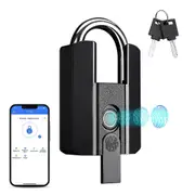 Aoresac Fingerprint Lock with Key Backup USB Rechargeable Key / BT TTLock APP / Fingerprint Unlock black
