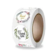 Thank You Sticker Water Color Block Labels Sealing Paper Stickers Stationery Supply Decoration Scrapbooking 500PCS