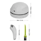 Mini Vacuum Gray USB Charge Ergonomic Detachable Multi Purpose Keyboard Vacuum♡