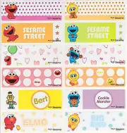 56+18 FREE Sesame Street Personalised Name Label Large (46*15mm) Dishwasher Safe