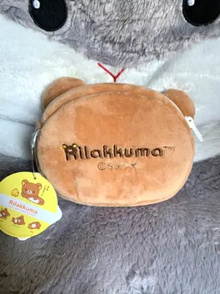 正版拉拉熊多功能包 15*12公分 拉拉熊雙面包 雙面包 rilakkuma 拉拉熊