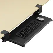 Keyboard Tray Under Desk, Pull out Keyboard/Mouse Tray Under Desk with Stu