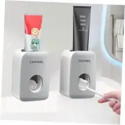 Automatic Toothpaste Dispenser for Kids, 2 PCS Toothpaste Squeezer for 2 Grey