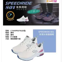 在飛比找蝦皮購物優惠-LOTTO 女 SPEEDRIDE 801 輕量透氣 回彈緩