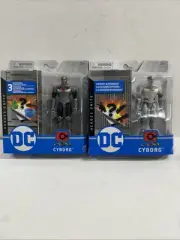 2x DC Cyborg Heroes Unite Spin Master Action Figures