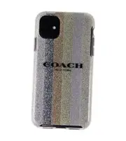 Protective Case for iPhone 11- Glitter Americana Neutral Silver Glitter/Multi