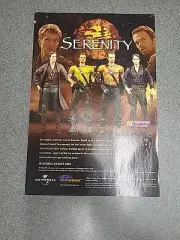 Serenity Action Figures Print Ad 2005 7x10 Great To Frame