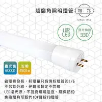 在飛比找森森購物網優惠-【旭光】LED 5W ET8-1FT 綠能超廣角燈管 1呎-