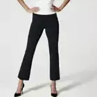 SPANX Pants Polished Kick Flare Black Slimming Pull On Plus Size 2X Petite New
