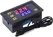 W3230 Digital LED Temperature Controller Module Digital Thermostat Switch with Waterproof Probe (12V 10A 120W) -55℃ to 120℃ Relay Output