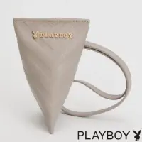 在飛比找momo購物網優惠-【PLAYBOY】零錢包 Memory系列(灰色)