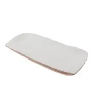 Thirstystone White Ceramic Serving Tray La Dolce Vita 16x8 Rectangle New